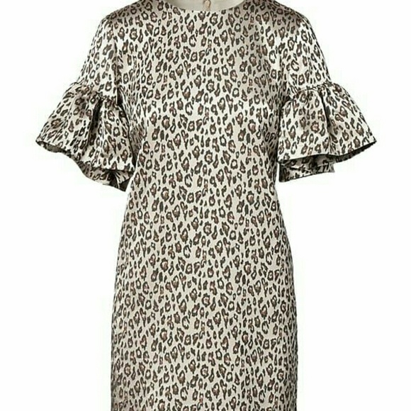 Banana Republic Dresses & Skirts - Banana Republic leopard cocktail dress sz 0